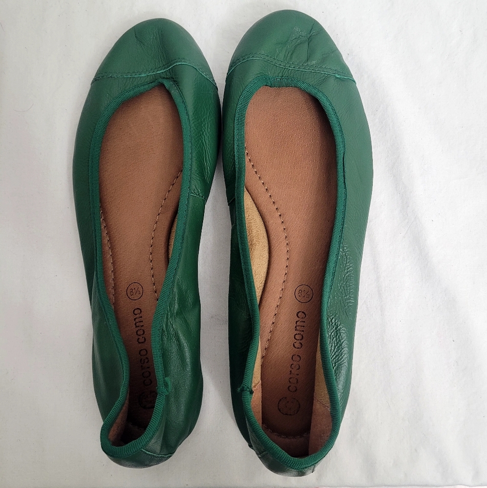 Leather Flats By Corso Como, Size 8.5